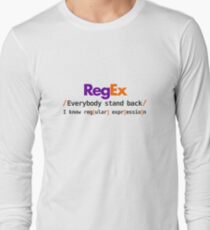 RegEx regular expression Long Sleeve T-Shirt