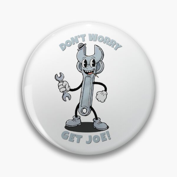 Item preview, Retro Wrench Joe Mascot - Vintage Cartoon Style designed and sold by KozbiDesign.