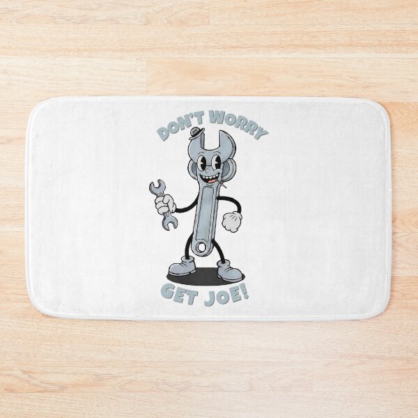 Item preview, Retro Wrench Joe Mascot - Vintage Cartoon Style designed and sold by KozbiDesign.