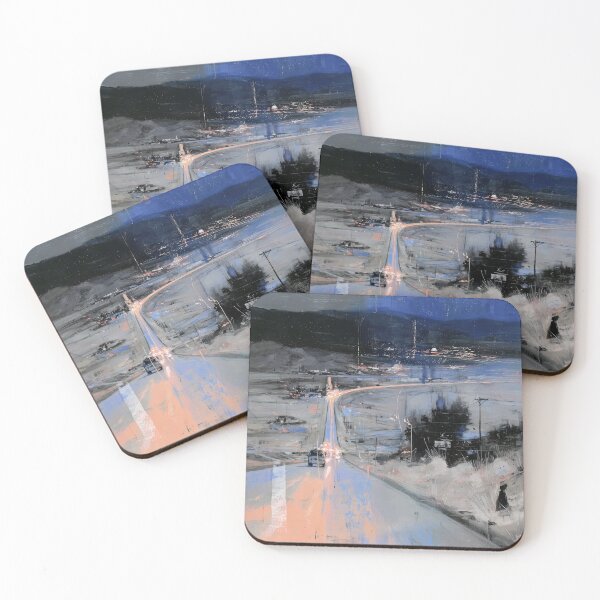 Item preview, Moonlit Highway Landscape designed and sold by lautir.