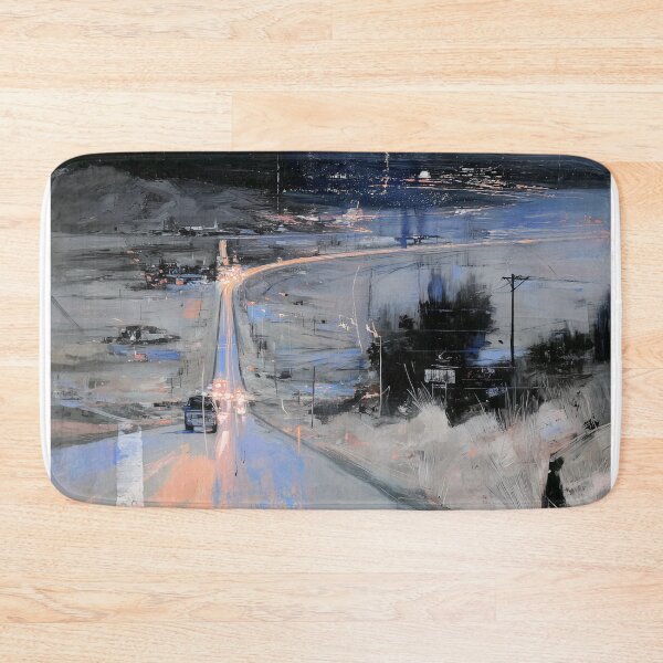 Item preview, Moonlit Highway Landscape designed and sold by lautir.