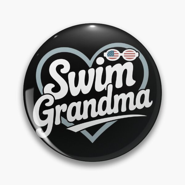Item preview, Funny Swimming Swim Grandma USA Flag  designed and sold by InspiredFoul.