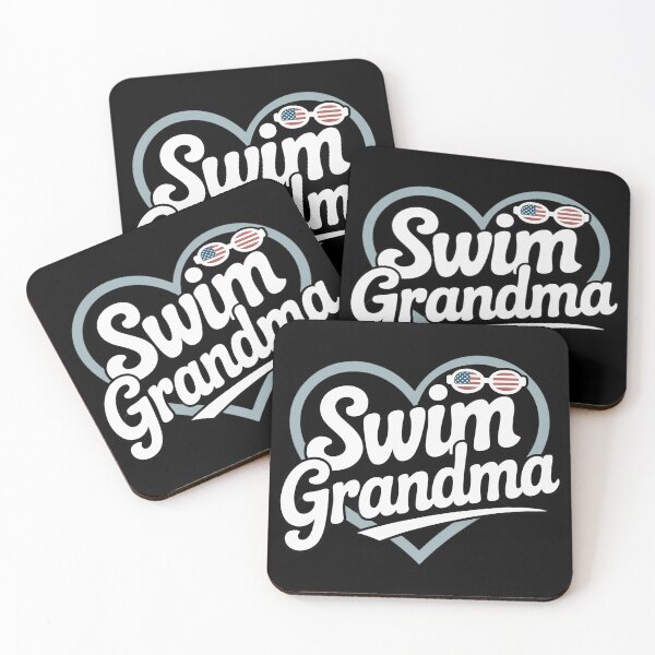 Item preview, Funny Swimming Swim Grandma USA Flag  designed and sold by InspiredFoul.