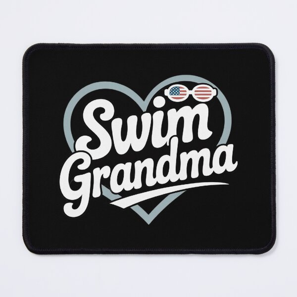 Item preview, Funny Swimming Swim Grandma USA Flag designed and sold by InspiredFoul.