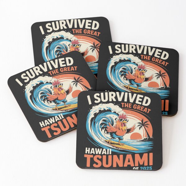 Item preview, I Survived The Great Hawaii Tsunami of 2025 Saying 2  designed and sold by MarryIsMonth.
