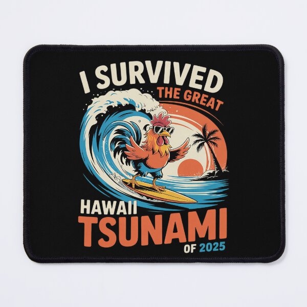 Item preview, I Survived The Great Hawaii Tsunami of 2025 Saying 2  designed and sold by MarryIsMonth.