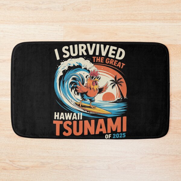 Item preview, I Survived The Great Hawaii Tsunami of 2025 Saying 2  designed and sold by MarryIsMonth.