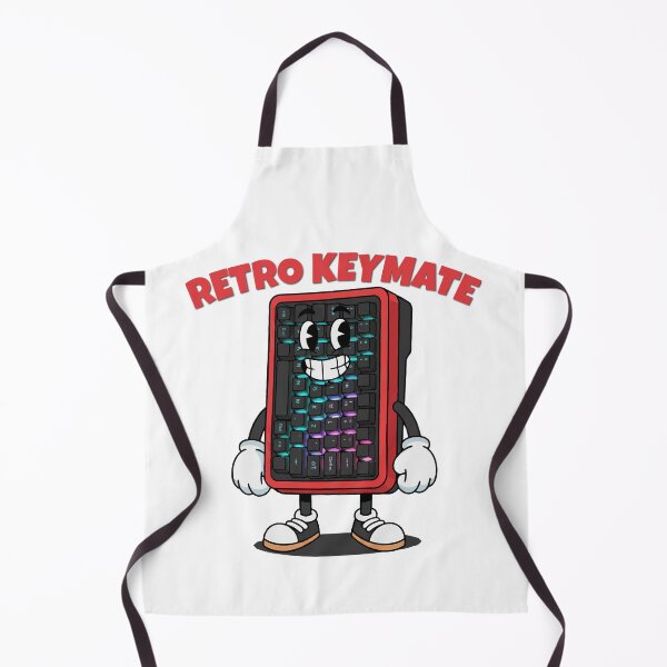 Item preview, Retro 60% Mechanical Keyboard Mascot - Vintage Cartoon Style designed and sold by KozbiDesign.