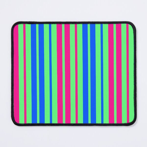 Item preview, Ponk Blue Stripes On Green Pattern Design  designed and sold by PatternTitan.