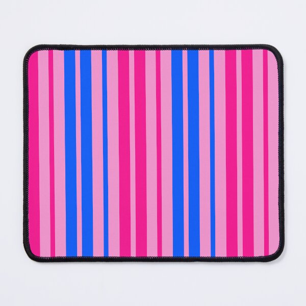 Item preview, Pink Blue Stripes On Pink Pattern Design designed and sold by PatternTitan.