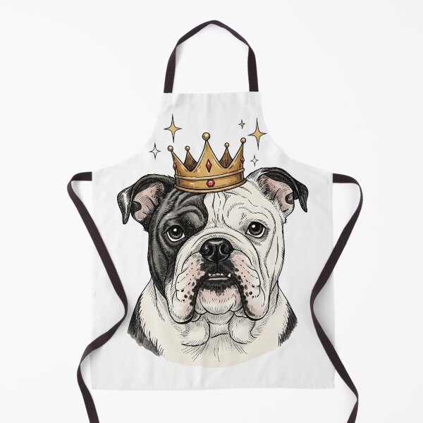 Item preview, Crowned Bulldog Royal Portrait designed and sold by aaljone007.