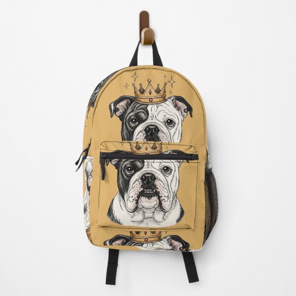 Item preview, Crowned Bulldog Royal Portrait designed and sold by aaljone007.
