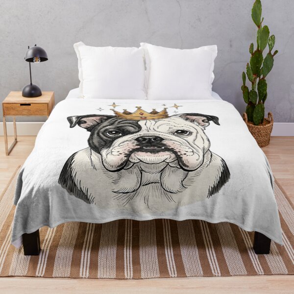 Item preview, Crowned Bulldog Royal Portrait designed and sold by aaljone007.