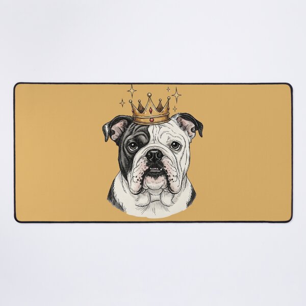 Item preview, Crowned Bulldog Royal Portrait designed and sold by aaljone007.
