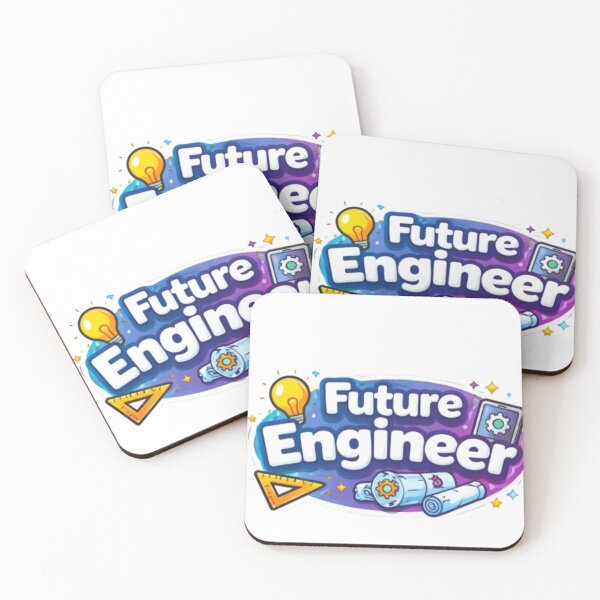 Item preview, Future Engineer – Motivational STEM Student Typography Design designed and sold by Amr Darwish Graphic designer.