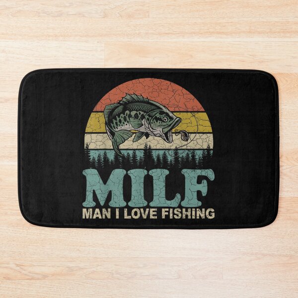 Item preview, Vintage MILF-Man I Love Fishing Fisherman Funny designed and sold by Sossima Art.