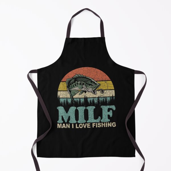 Item preview, Vintage MILF-Man I Love Fishing Fisherman Funny designed and sold by Sossima Art.