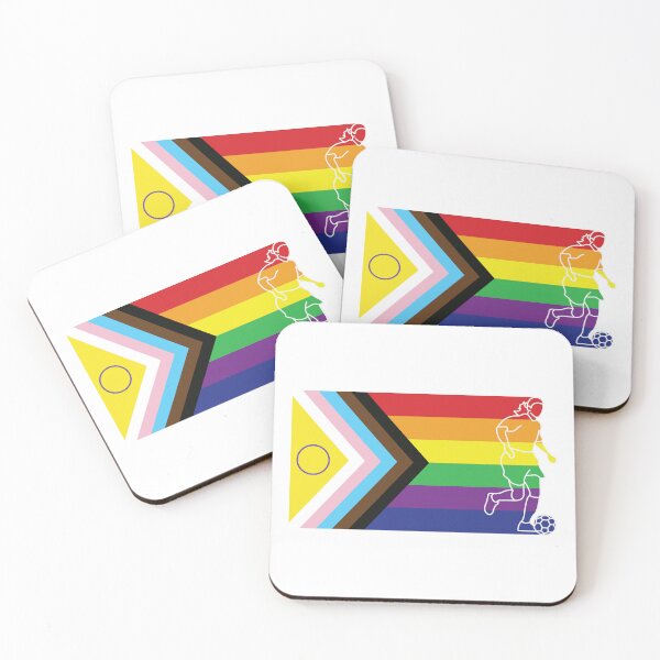 Item preview, Female Soccer Player Pride Flag designed and sold by wilcoxm19.