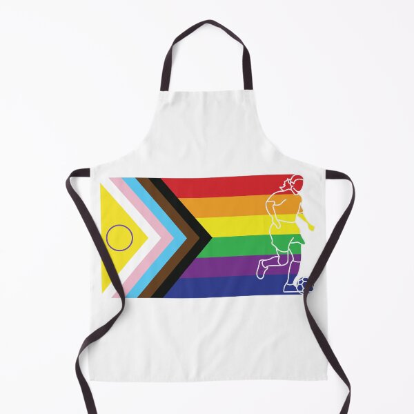 Item preview, Female Soccer Player Pride Flag designed and sold by wilcoxm19.