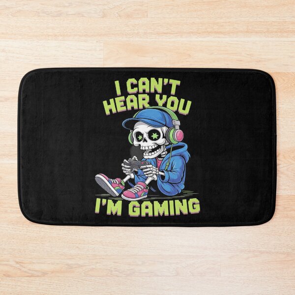 Item preview, Gamer Skeleton Gaming Video Games  designed and sold by FadeOfThrone.