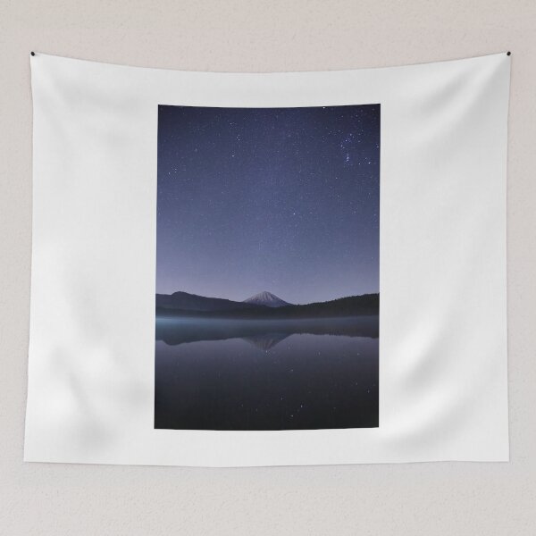 Item preview, Night Sky Mountain Photographic Print designed and sold by Mother-Nature65.
