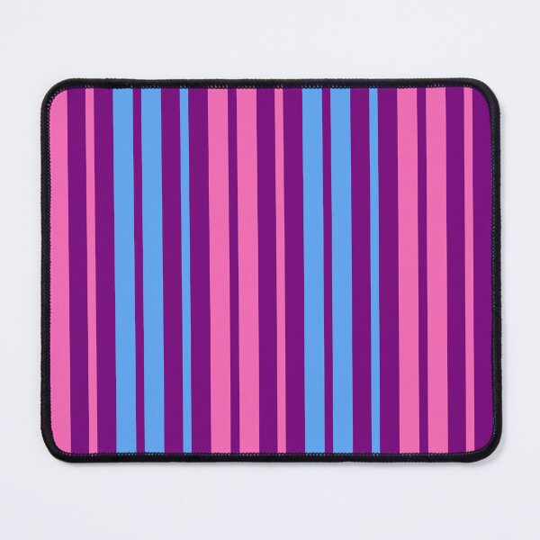 Item preview, Pink Blue Stripes On Purple Pattern Design designed and sold by PatternTitan.