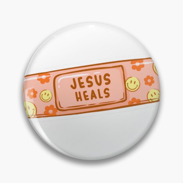 Item preview, Jesus heals bandage orange designed and sold by ssamoey.