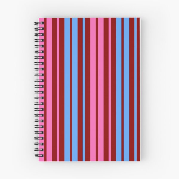 Item preview,  Pink Blue Stripes On Red Pattern Design  designed and sold by PatternTitan.