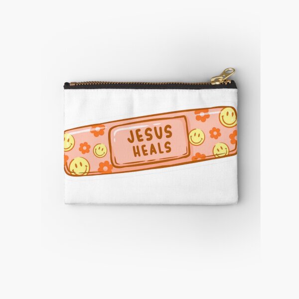 Item preview, Jesus heals bandage orange designed and sold by ssamoey.