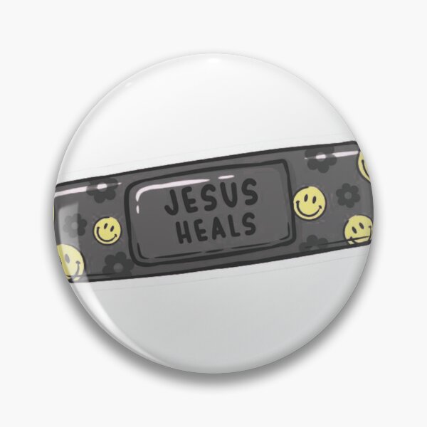 Item preview, Jesus heals bandage black designed and sold by ssamoey.
