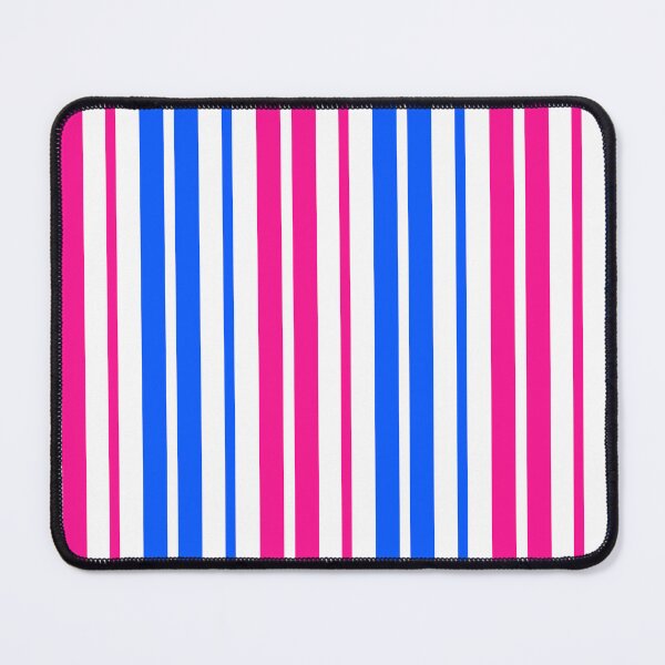 Item preview, Pink Blue Stripes On White Pattern Design designed and sold by PatternTitan.