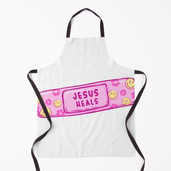 Item preview, Jesus heals bandage pink designed and sold by ssamoey.