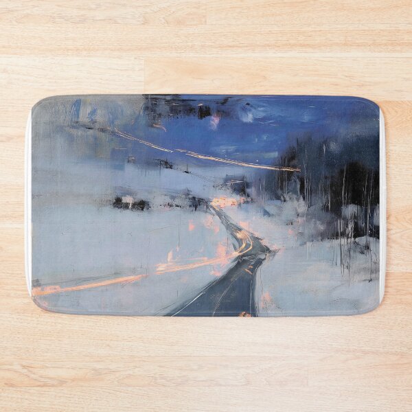 Item preview, Winter Night Road Scene designed and sold by lautir.