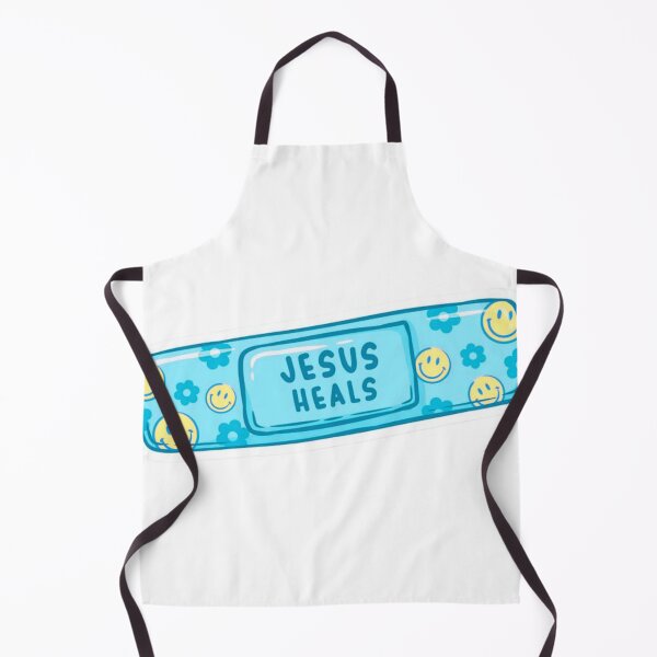 Item preview, Jesus heals bandage blue designed and sold by ssamoey.