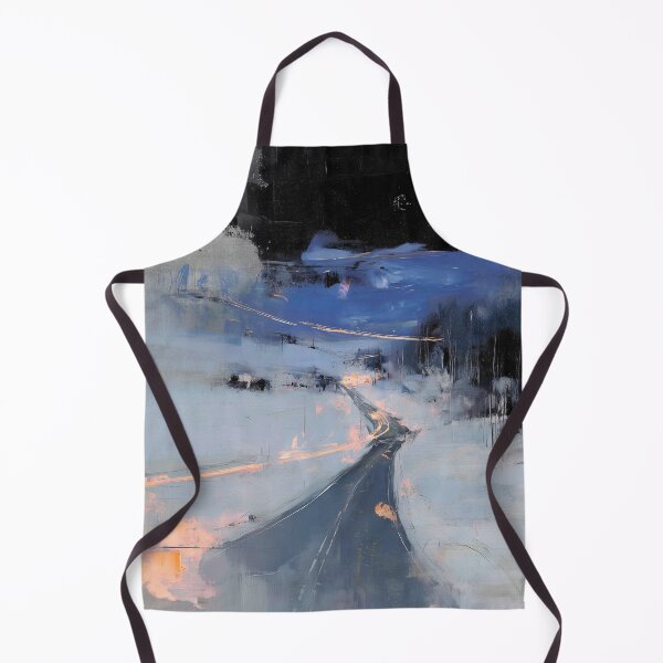 Item preview, Winter Night Road Scene designed and sold by lautir.