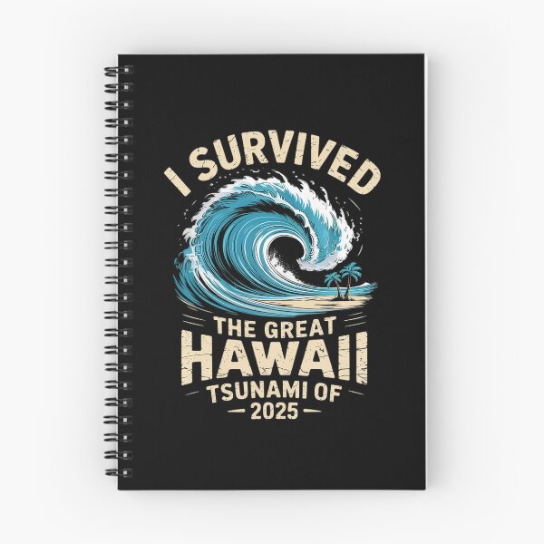 Item preview, I Survived The Great Hawaii Tsunami of 2025 Saying 5  designed and sold by MarryIsMonth.
