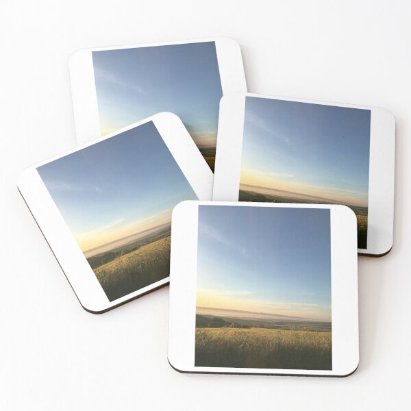 Item preview, Blue Sky Over Field Photographic Print designed and sold by Mother-Nature65.