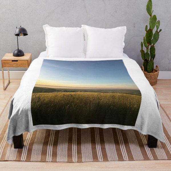 Item preview, Blue Sky Over Field Photographic Print designed and sold by Mother-Nature65.
