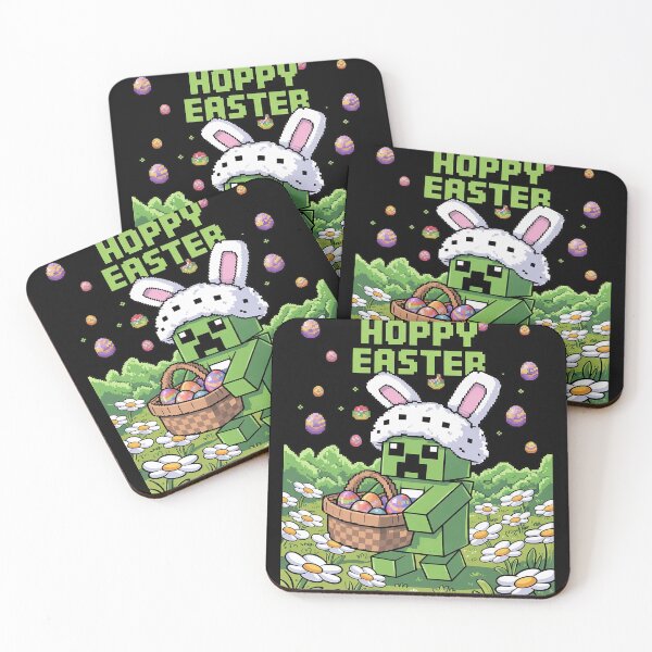 Item preview, Happy Easter Bunny Easter Day Video Game Pixel  designed and sold by FadeOfThrone.