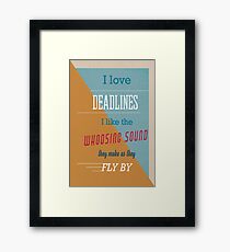 Keep calm Framed Print