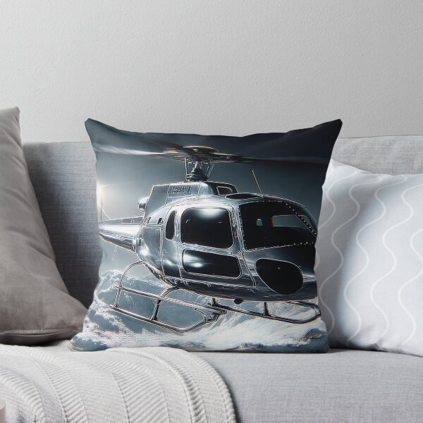 Item preview, Stunning Helicopter Over Majestic Mountain Peaks designed and sold by Artessie.