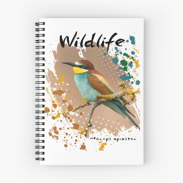 Item preview, Wildlife Bee-Eater on White designed and sold by Green Bird Design.