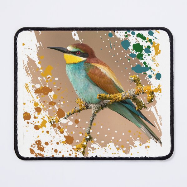 Item preview, Wildlife Bee-Eater on White designed and sold by Green Bird Design.