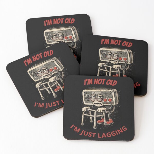 Item preview, I'm Not Old I'm Just Lagging - Funny Old Retro Gamer Grandpa designed and sold by JakubDesigns89.