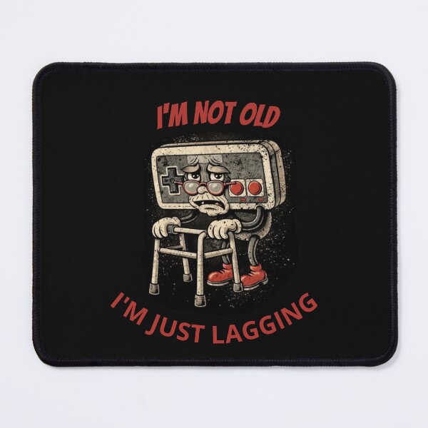 Item preview, I'm Not Old I'm Just Lagging - Funny Old Retro Gamer Grandpa designed and sold by JakubDesigns89.