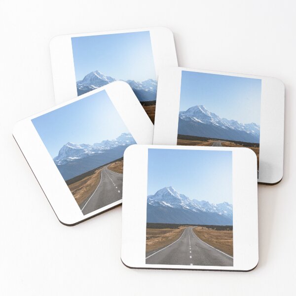Item preview, Road To Snowy Mountain Photographic Print designed and sold by Mother-Nature65.
