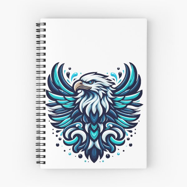 Item preview, Blue Water Eagle Ocean Freedom Flow Art designed and sold by DrawDrip.