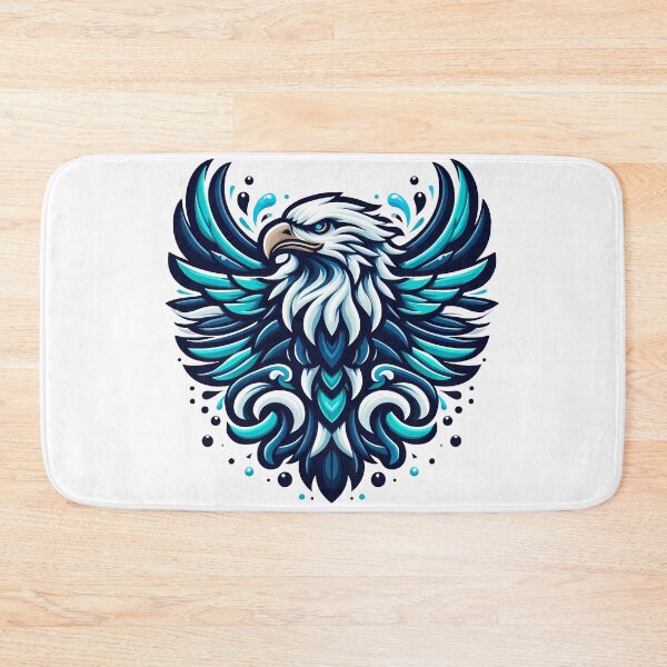Item preview, Blue Water Eagle Ocean Freedom Flow Art designed and sold by DrawDrip.