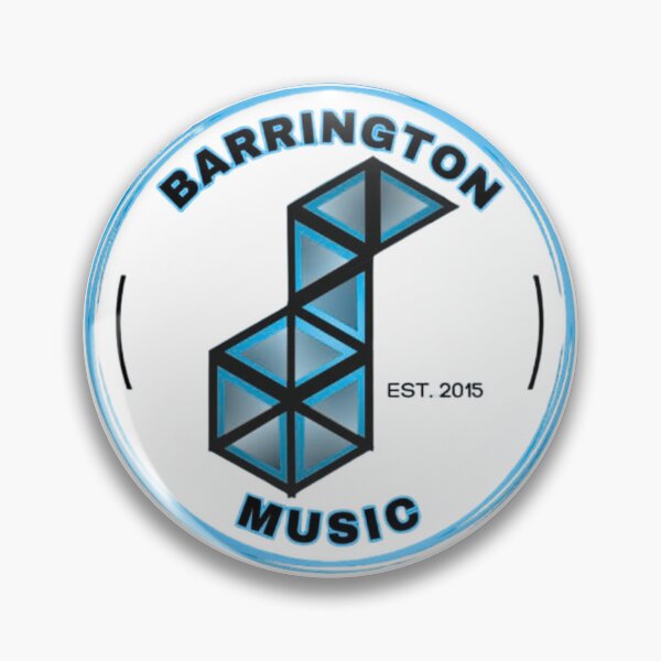 Item preview, Barrington Music Official Logo (Blue) designed and sold by BarringtonMusic.