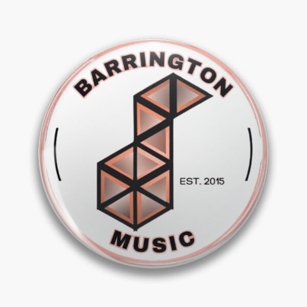 Item preview, Barrington Music Official Logo (Rose Gold) designed and sold by BarringtonMusic.